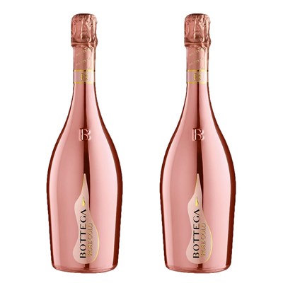 Bottega Gold Rose Sparkling 75cl Duo Gift Set